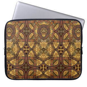 Capa Para Notebook Engrenagens do bronze e do cobre de Steampunk