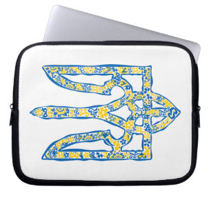 Capa Para Notebook Énica nacional ucraniana emblem trident trizub