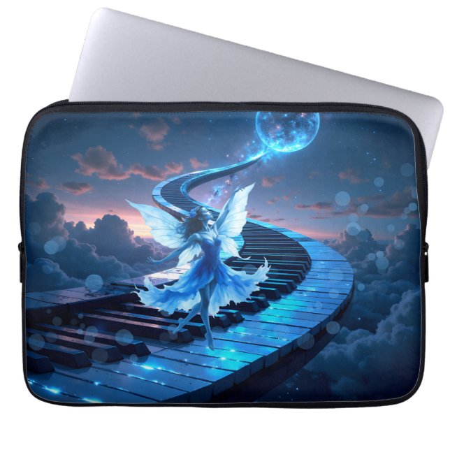 Capa Para Notebook Ensaio ao Luar – Dançando sob a luz da lua.  (Frente)