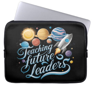 Capa Para Notebook Ensinando Futuros Líderes Professor Planeta Espaci
