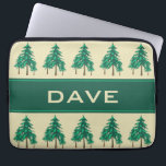Capa Para Notebook Entusiasta do Exterior do Winter Evergreens Person<br><div class="desc">Esta design apresenta agrupamentos de árvores verdes do inverno. Faz uma escolha maravilhosa para amantes da natureza e para aqueles que gostam de recreação ao ar livre. Pronto para personalizar com seu nome ou iniciais. Os elementos do monograma podem ser removidos se você preferir o item sem eles.</div>