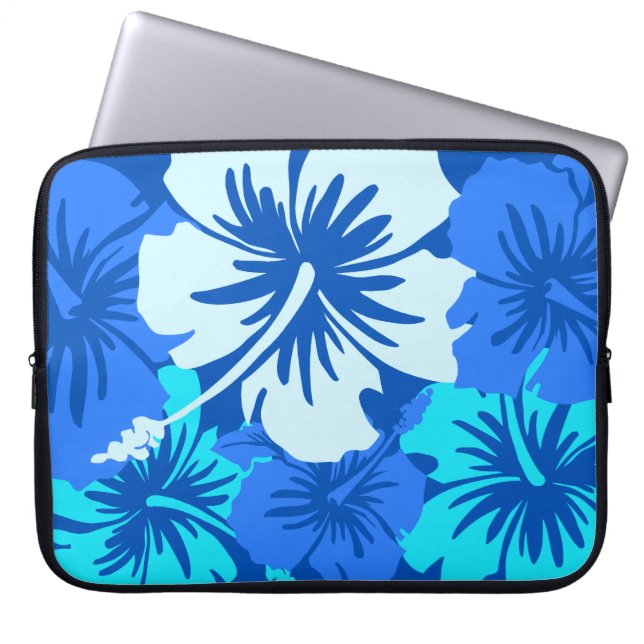 Capa Para Notebook Epic Hibiscus Havaiano Neoprene Wetcase (Frente)