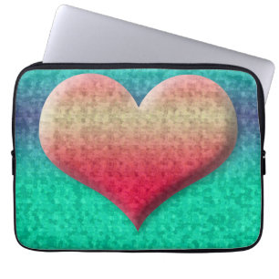 Capa Para Notebook Epic Neon New Wave Retro Heart