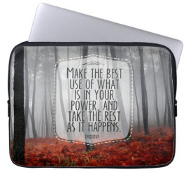 Capa Para Notebook Epictetus Inspirational Cote "Adaptar"