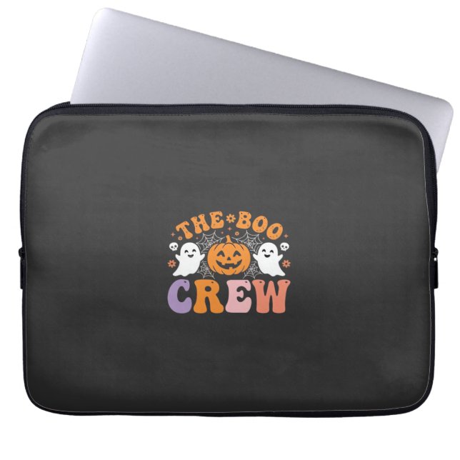 Capa Para Notebook Equipe de Fantasmas do Halloween Abóbora Design_1 (Frente)