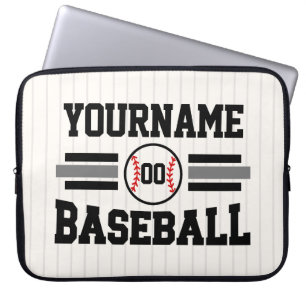 Capa Para Notebook Equipe de NOME Personalizada do Jogador de Basebal