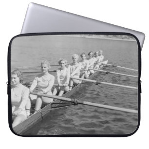 Capa Para Notebook EQUIPE Vintage, sport, row, time, boat, retro, c