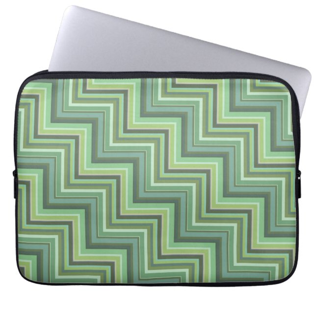 Capa Para Notebook Escada verde-oliva (Frente)