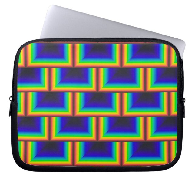 Capa Para Notebook Escalas quadradas de espectro solar (Frente)