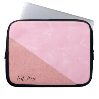 Capa Para Notebook Escamuflagem masculina de Couro Faux Marble Elegan