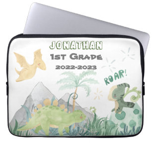 Capa Para Notebook Escola de Dinossauros