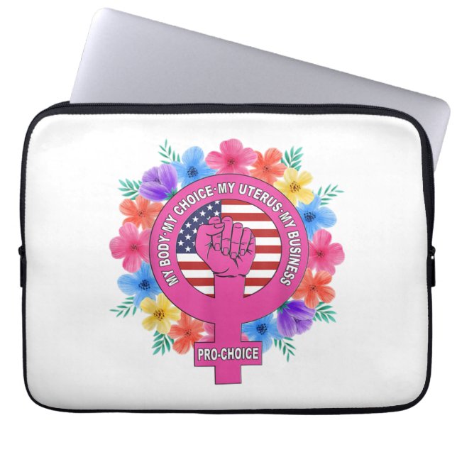 Capa Para Notebook Escolha profissional Meu corpo Minha escolha Meu ú (Frente)