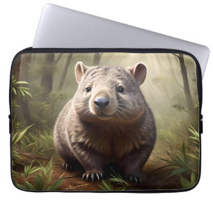 Capa Para Notebook "Escondido no Bush: Um Morcego Aussie na Selvagem"