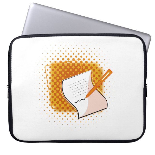 Capa Para Notebook Escrevendo sobrevoo (Frente)