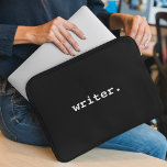 Capa Para Notebook Escritor Preto ou Escolha sua Cor<br><div class="desc">Bolsa de laptop do Escritor - Preto ou escolha a cor</div>