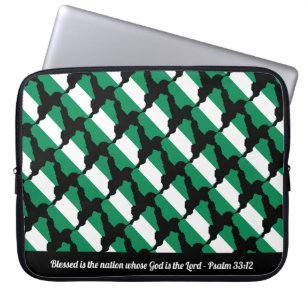 Capa Para Notebook Escritura personalizável do NIGERIA FLAG
