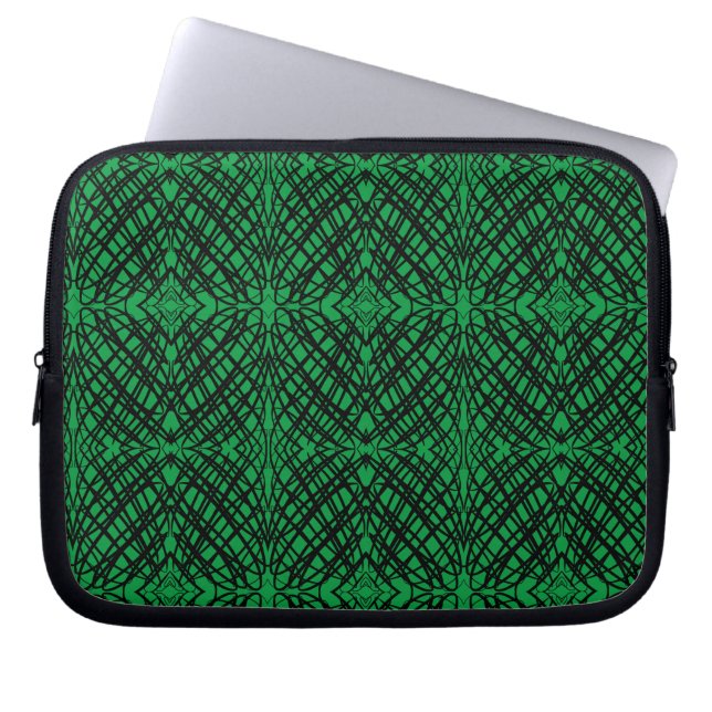 Capa Para Notebook Escrivora Simples | Inclinação Espelho | Verde | (Frente)