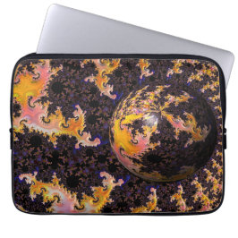 Capa Para Notebook Esfera de Tempestade Fractal