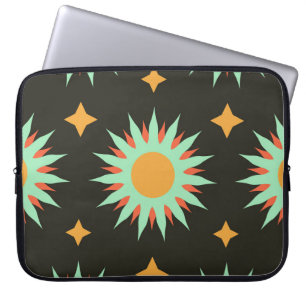 Capa Para Notebook Esotérica elegante forma uma arte de padrão contín