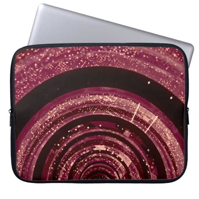 Capa Para Notebook espaço 3D, fundo de ficção científica. (Frente)