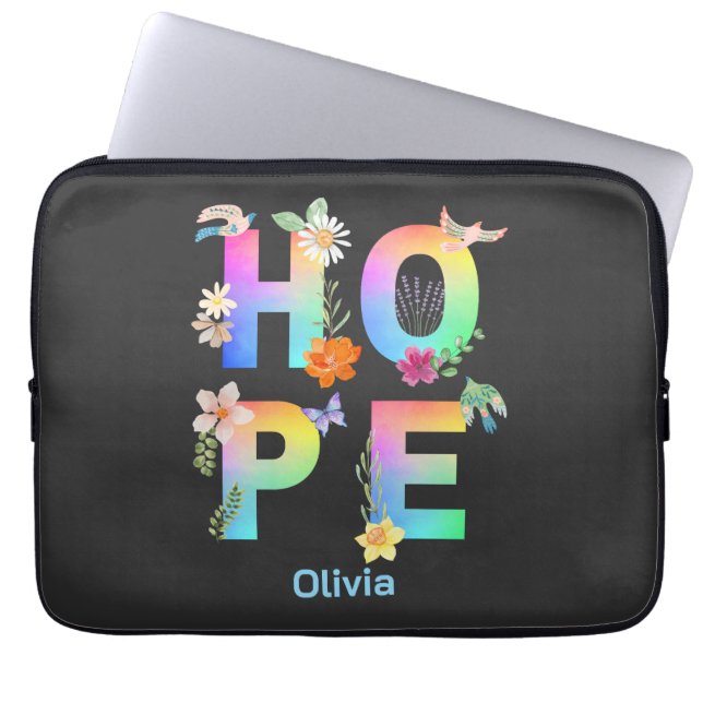 Capa Para Notebook Esperança de inspiração motivacional artística pos (Frente)