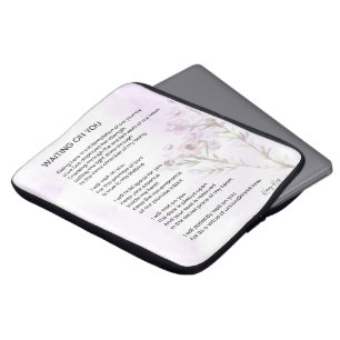 Capa Para Notebook Esperando Por Você Ama Poesia Poema