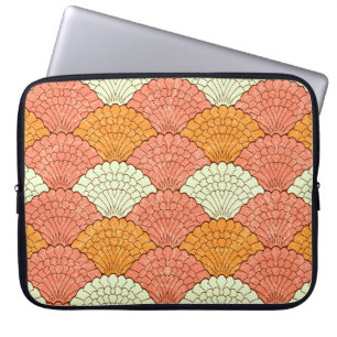 Capa Para Notebook Espetáculo de Shell: Padrões do mar de Abstrato