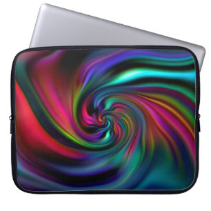Capa Para Notebook Espirais de fundo abstrato Soft II