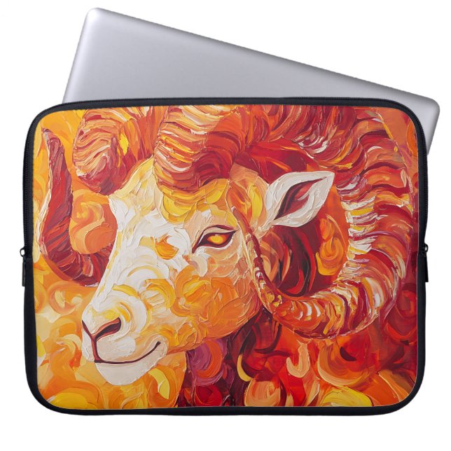 Capa Para Notebook Espírito de Capricórnio Solar Fiery (Frente)