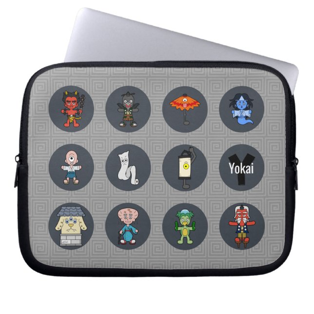 Capa Para Notebook Espírito do Monstro Japonês Yokai (Frente)