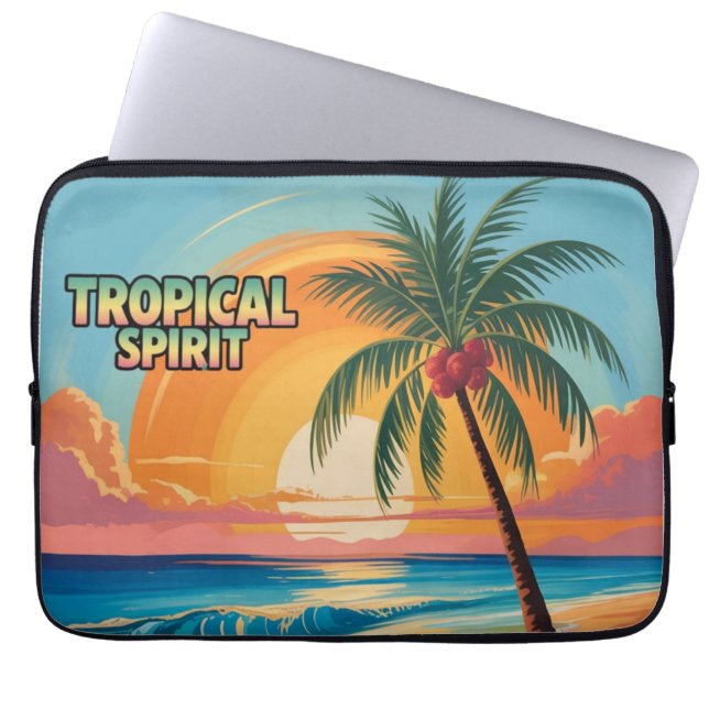 Capa Para Notebook Espírito Tropical (Frente)