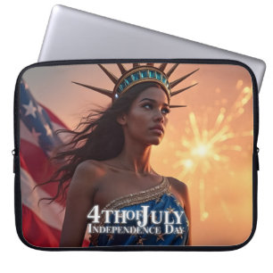 Capa Para Notebook Esplêndido Design de 4 de Julho - Fogos de Artifíc