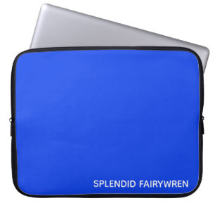 Capa Para Notebook Esplêndido Nome de Cor Azul Fairywren