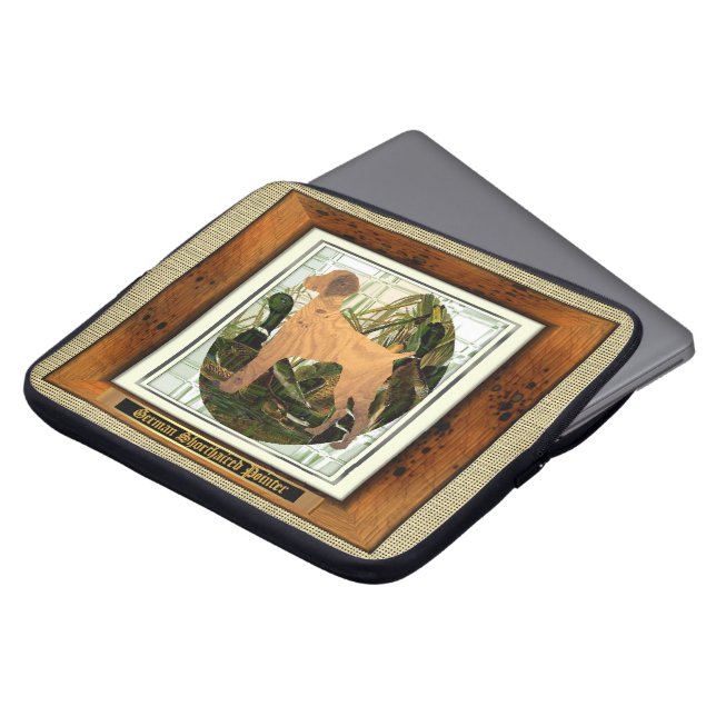 Capa Para Notebook Esportes de Ponta Curtos Alemães (Frente Topo)