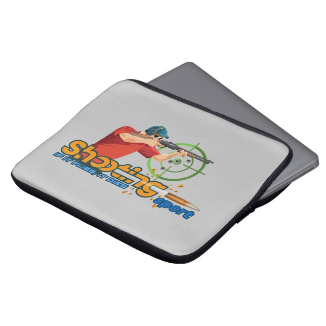 Capa Para Notebook Esportes de tiro | BOLSA DE LAPTOP (Frente Topo)