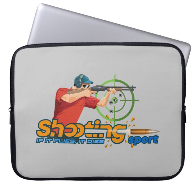 Capa Para Notebook Esportes de tiro | Bolsa de laptop 15" (Frente)