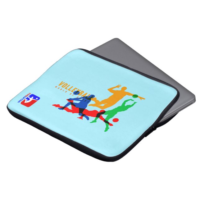 Capa Para Notebook Esportes de Voleibol | Bolsa de laptop de 13" (Frente Topo)