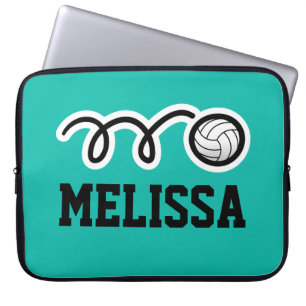 Capa Para Notebook Esportes personalizados de voleibol Neoprene de 15