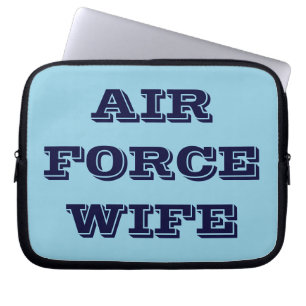 Capa Para Notebook Esposa da Força Aérea bolsa de laptop