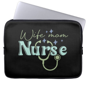 Capa Para Notebook Esposa Mãe Enfermeira Presente para Dia de as mães