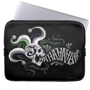 Capa Para Notebook Esquadrão Suicida   Caveira-Joker - Haha