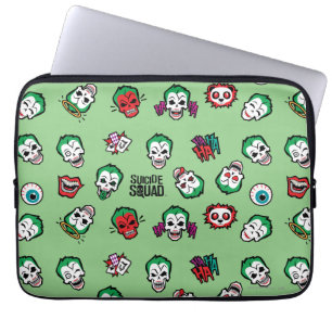 Capa Para Notebook Esquadrão Suicida Coringa Emoji Pattern