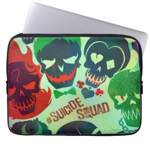 Capa Para Notebook Esquadrão Suicida Grupo de Toss