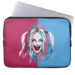 Capa Para Notebook Esquadrão Suicida Harley Laugh