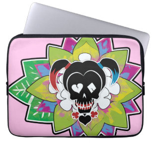 Capa Para Notebook Esquadrão Suicida Harley Quinn Skull Tattoo Art