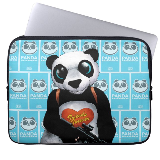 Capa Para Notebook Esquadrão Suicida | Panda (Frente)
