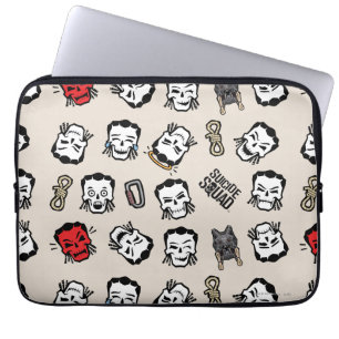 Capa Para Notebook Esquadrão Suicida Slipknot Emoji Pattern