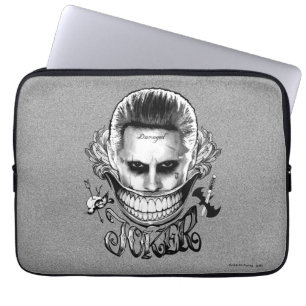 Capa Para Notebook Esquadrão Suicida Sorriso de Joker
