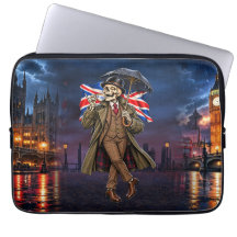 Esqueleto Britânico Londres Chuva Chá Jack União G