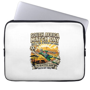 Capa Para Notebook Esqueleto de Dia de Partida da África do Sul Nacoe
